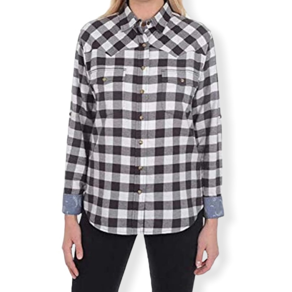 JACHS Comfort Stretch Plaid Flannel
